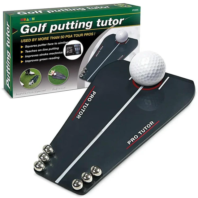 Main image of Pro No Logo Putter Guide Exercise Board Indoor Golf Putter Practitioner Golf Training Outdoor