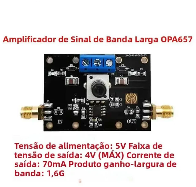 Main image of High Speed Wideband Operational Amplifier Module OPA657 Module Low Bias Current Low Noise 1.6GHz Bandwidth Lift