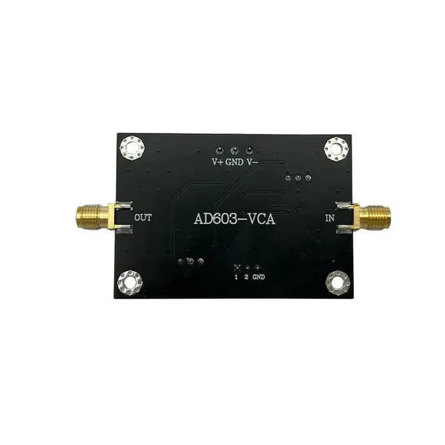 Alt view image 3 of 3 - AD603 voltage controlled gain amplifier module VCA high bandwidth -20~60dB gain manual or external DA program control
