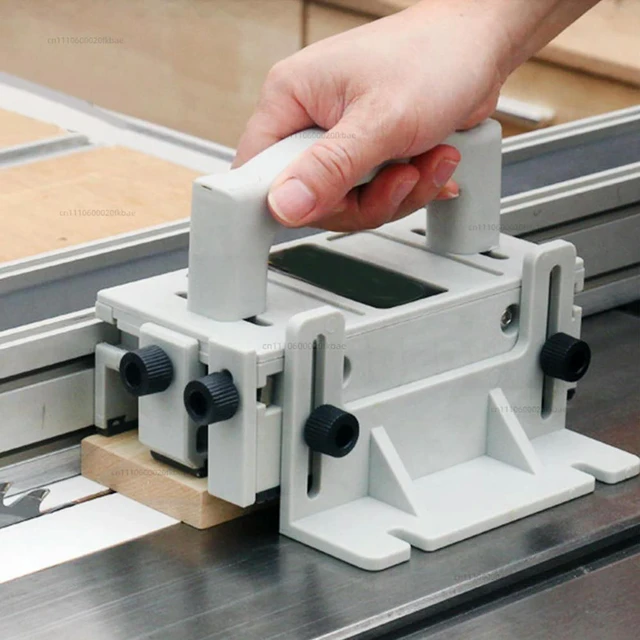 Alt view image 3 of 3 - 3D Woodworking Safety Push Handle Inverted Table Saw Engraving Machine Band Saw Anti-Cut DIY Push Rule for Wood Engraving