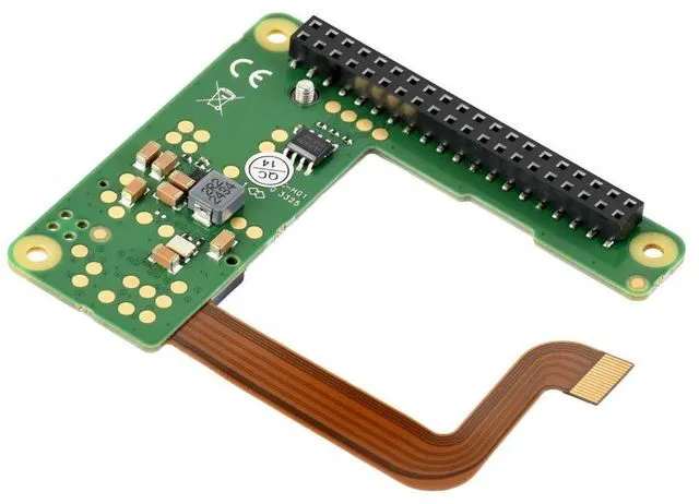 Alt view image 2 of 3 - Official Raspberry Pi M.2 HAT+ Compact, Designed For Raspberry Pi 5, for NVMe Protocol M.2 Solid State Drive