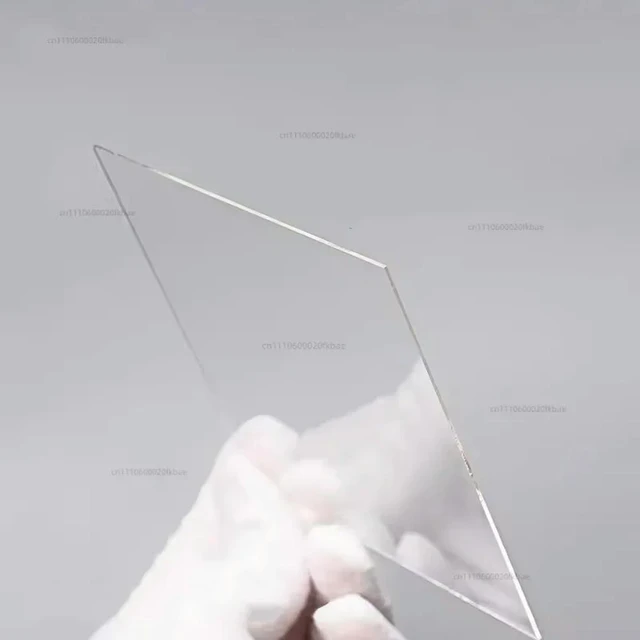 Alt view image 3 of 3 - oratory Electronic Glass Substrate Transparent Optical Glass Substrate 100 * 100 * 0.55mm