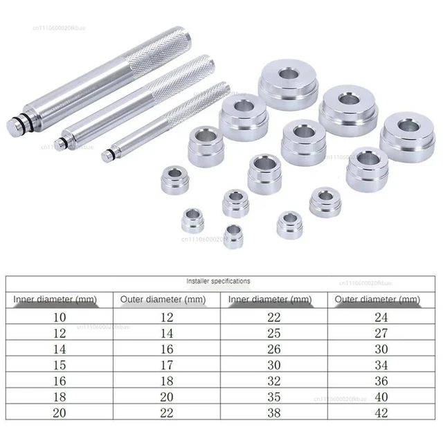 Alt view image 2 of 3 - Car Bearing Puller Removal Tool Set Race Seal 17pcs