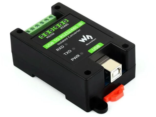 Alt view image 3 of 3 - Waveshare USB to RS232/485 Industrial Grade Isolated Converter, Onboard FT232RNL Chip, Multiple Protection