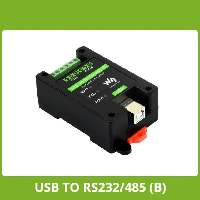 Main image of Waveshare USB to RS232/485 Industrial Grade Isolated Converter, Onboard FT232RNL Chip, Multiple Protection