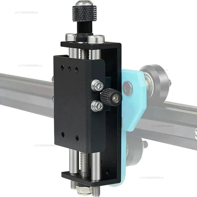 Alt view image 3 of 3 - Lift Adjustable Screw Module Laser Head Focusing l Fixed Mounting Bracket Laser Engraving Machine Z-Axis Sliding Guide Rail