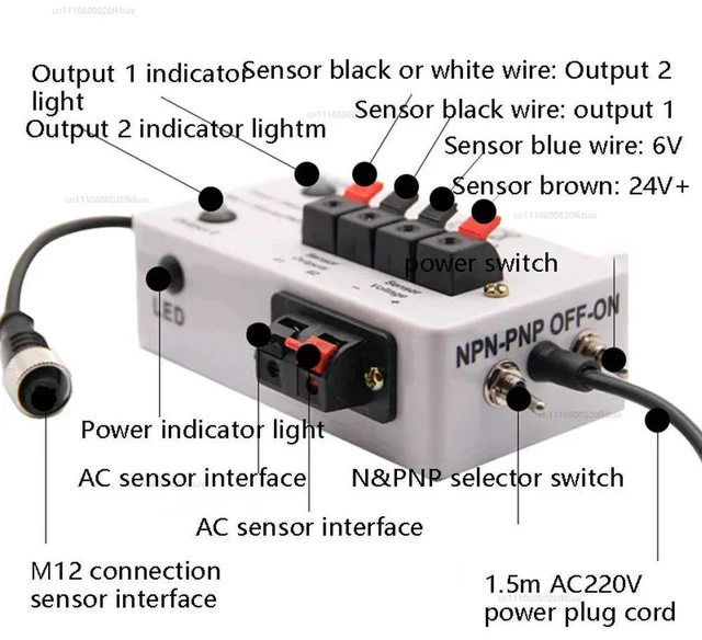 Main image of Photoelectric Sensor Tester Induction Power Supply Detection Bench Detection Tool Proximity Switch Debugging Bench