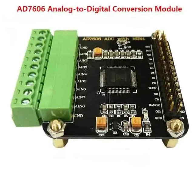 Main image of AD7606 Data Acquisition Module, 8-Channel Simultaneous Sampling, 16-Bit Multi-Channel ADC, 200 kHz Sampling Rate