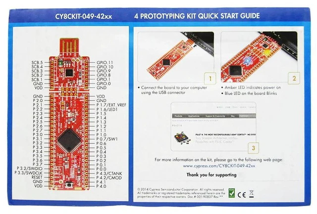 Alt view image 2 of 3 - CY8CKIT-049-42XX Development Boards & Kits - 4200 Prototyping Kit CY8CKIT 049 42XX