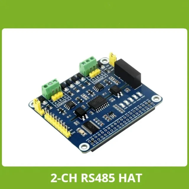 Alt view image 2 of 3 - Waveshare 2-Channel Isolated RS485 Expansion HAT With Multi Onboard Protection Circuits. for Raspberry Pi