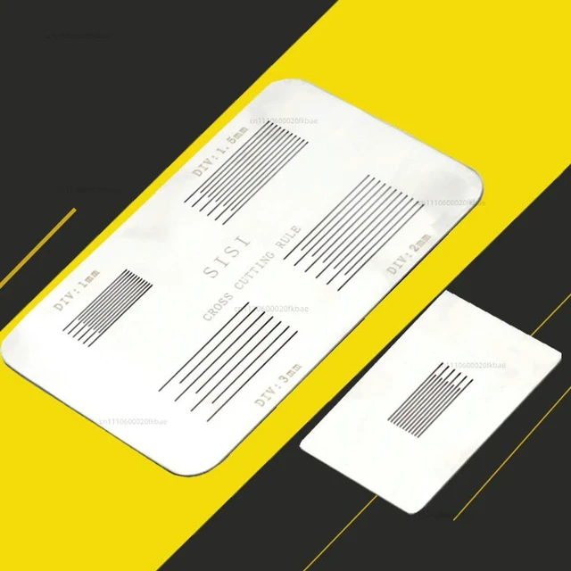 Alt view image 2 of 3 - 4in1 cross-hatch plate Hundred grid Adhesion tester SISI Cross Cutting Rule