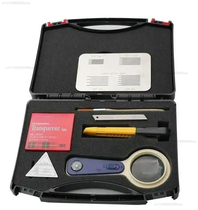 Main image of 4in1 cross-hatch plate Hundred grid Adhesion tester SISI Cross Cutting Rule