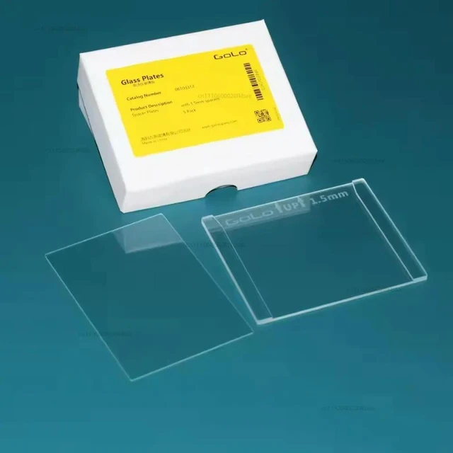Alt view image 3 of 3 - Electrophoresis instrument supporting rubber sheet / thick glass plate 1653310 thick plate 0.75mm