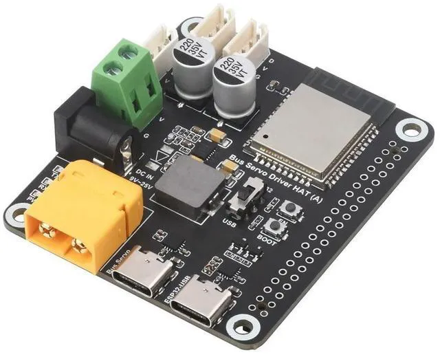 Main image of Waveshare Serial Bus Servo Driver HAT, Integrates ESP32 and Servo Control Circuit, Suitable for ST/RSBL Series Serial Bus Servos