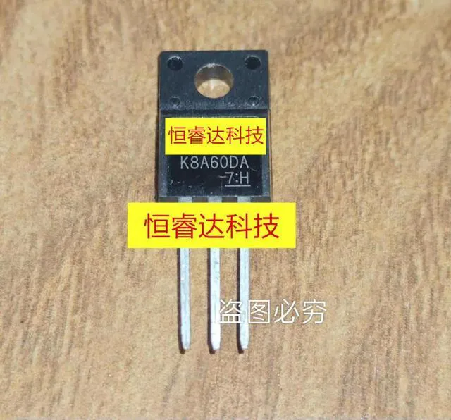 Main image of 50PCS 100% Imported K8A60DA TK8A60DA TO-220F 600V 7.5A MOS