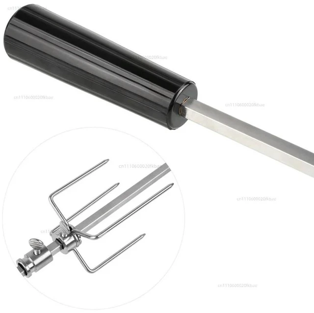 Alt view image 3 of 3 - Outdoor Stainless Steel Electric Barbecue Grill Home Barbecue Tools Outdoor Barbecue Grill Accessories