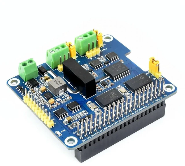 Alt view image 2 of 3 - Raspberry Pi 2-Channel Isolated CAN Bus Expansion Solution Built-In Multi Protections HAT Dual Chips For Raspberry Pi 5/4B/3B