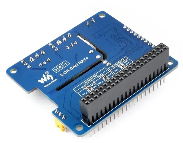 Alt view image 3 of 3 - Raspberry Pi 2-Channel Isolated CAN Bus Expansion Solution Built-In Multi Protections HAT Dual Chips For Raspberry Pi 5/4B/3B