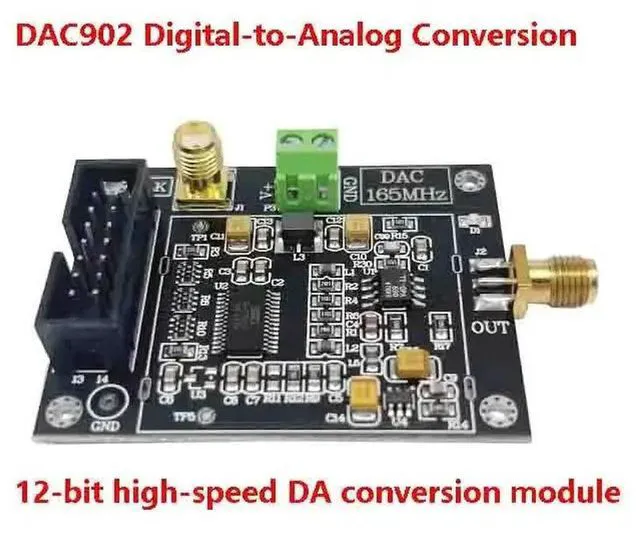 Main image of DAC902E High-Speed DAC Module, 12-Bit Parallel Interface, 165 MSPS Sampling Rate, Excellent SFDR Performance