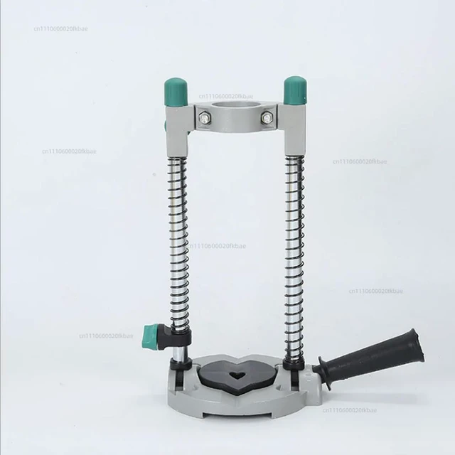 Main image of Precision Guide Pipe Drill Stand, Drill Guide with Adjustable Angle and Removable Handle, DIY Tool