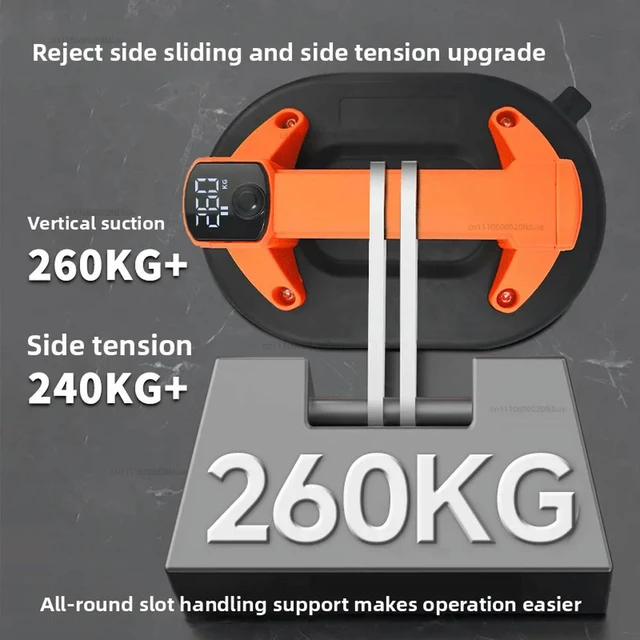 Alt view image 3 of 3 - "618B Vacuum Lifter - Digital Display Auto-Replenish System for Large Tiles/Glass Panels"