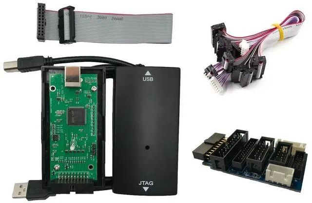 Alt view image 2 of 3 - JLink V9 J LINK V9 For J-LINK V9 ARM Emulator Adapter Switching Board Flat Ribbon Cable For STM32 ARM MCU USB JTAG Debug Tool