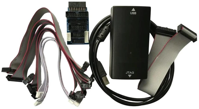 Main image of JLink V9 J LINK V9 For J-LINK V9 ARM Emulator Adapter Switching Board Flat Ribbon Cable For STM32 ARM MCU USB JTAG Debug Tool