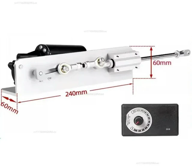 Alt view image 3 of 3 - Adjustable Stroke Push/Pull Motor for Lift and Movement - Mini Silent Linear Actuator