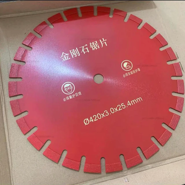 Alt view image 2 of 3 - Blade Dry Cutting Disc for Marble Concrete Porcelain Tile Granite Quartz Stone concrete cutting discs 420mm Diamond Saw 16.54"