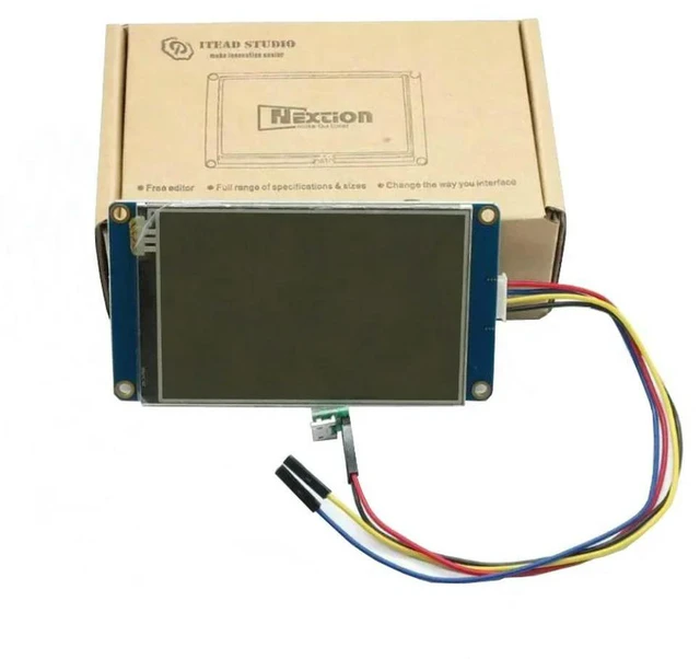 Alt view image 2 of 3 - Nextion NX4832T035 3.5 inch HMI TFT LCD Touch Display Module 480x320 3.5" Resistive Touch Screen for Raspberry Pi 3 Kit