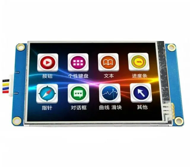 Main image of Nextion NX4832T035 3.5 inch HMI TFT LCD Touch Display Module 480x320 3.5" Resistive Touch Screen for Raspberry Pi 3 Kit
