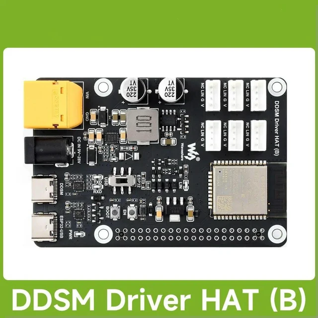 Main image of Waveshare Direct Drive Servo Motor Driver Board (B), Integrates ESP32 and Control Circuit, 2.4G Support