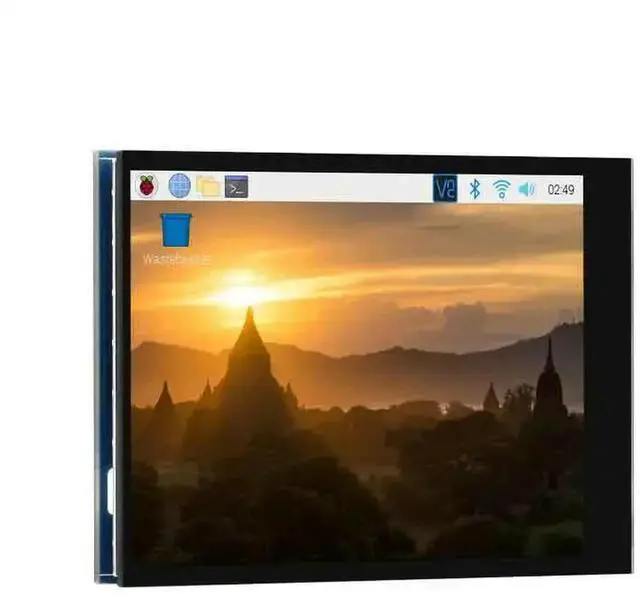 Alt view image 3 of 3 - Raspberry Pi 2.8inch DPI LCD Capacitive Touch Screen 480×640 pixel IPS 40PIN GPIO interface For Raspberry Pi 5/4B/3B/Zero/Zero w