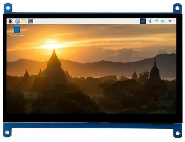 Alt view image 3 of 3 - Waveshare 7" HDMI LCD (C) Capacitive Touch Screen IPS, Computer Monitor, Display for Raspberry Pi 5/4B/3B/Zero/Zero W/Zero WH+
