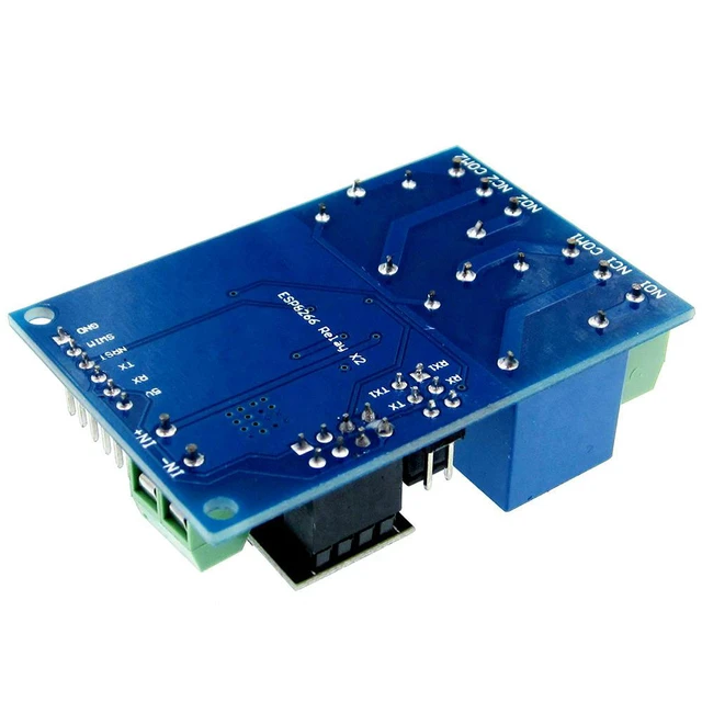 Alt view image 3 of 3 - 10pcs 5V ESP8266 ESP-01 2 Channel Relay Module 2 Channel Relay Module For IOT Home
