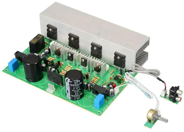Main image of 500W high-A1943/C5200 thickened aluminum, mono high-power subwoofer power amplifier