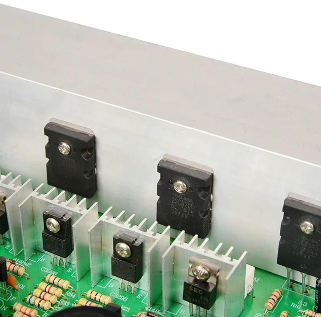 Alt view image 3 of 3 - 500W high-A1943/C5200 thickened aluminum, mono high-power subwoofer power amplifier