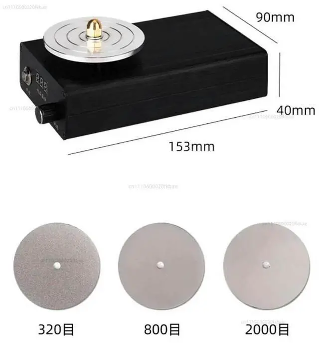Alt view image 3 of 3 - Adjustable speed with digital display and reverse switch for polishing, sharpening - electric screwdriver grinder