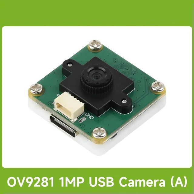 Alt view image 2 of 3 - Waveshare OV9281 1MP Mono USB Camera (A),120FPS High Frame Rate Recording, Global Shutter For Clearer Imaging for Raspberry Pi 5