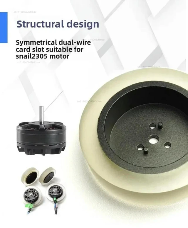 Alt view image 3 of 3 - 17mm friction wheel pair Snail2305 compatible with AI robot 2020 standard version