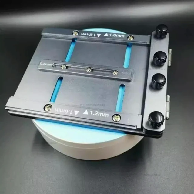 Alt view image 2 of 3 - 0.8mm/1.0mm/1.2mm/1.6mm PCB fixing and fixing device bracket steel mesh printing table mini solder paste printing tool