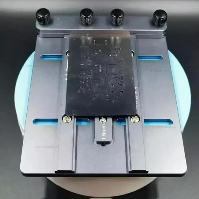 Alt view image 3 of 3 - 0.8mm/1.0mm/1.2mm/1.6mm PCB fixing and fixing device bracket steel mesh printing table mini solder paste printing tool