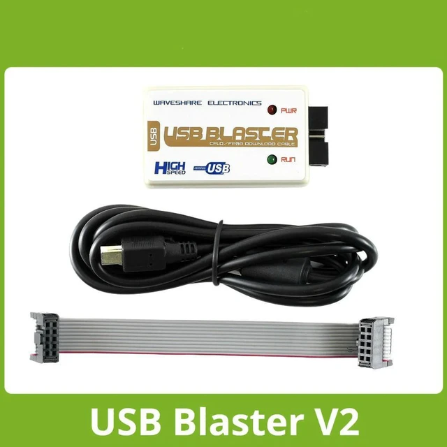 Main image of Waveshare USB Blaster Download Cable for ALTERA FPGA,CPLD Programmer Debugger USB 2.0 connection to PC,JTAG, AS, PS to target de