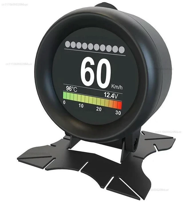 Main image of Multi-Function Instrument Car HUD Head-UP Display Vehicle Speed Water Temperature Turbine Monitoring Fuel Consumption Meter OBD