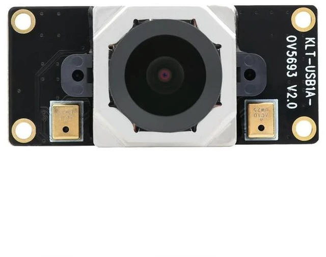 Alt view image 2 of 3 - Waveshare OV5693 5MP USB Camera, Fixed-focus, Auto Focusing, M12 Camera Module, Camera for PC Laptop/Raspberry Pi/Jetson Nano