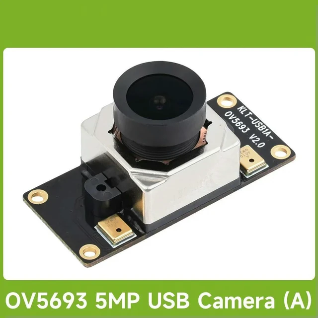 Main image of Waveshare OV5693 5MP USB Camera, Fixed-focus, Auto Focusing, M12 Camera Module, Camera for PC Laptop/Raspberry Pi/Jetson Nano