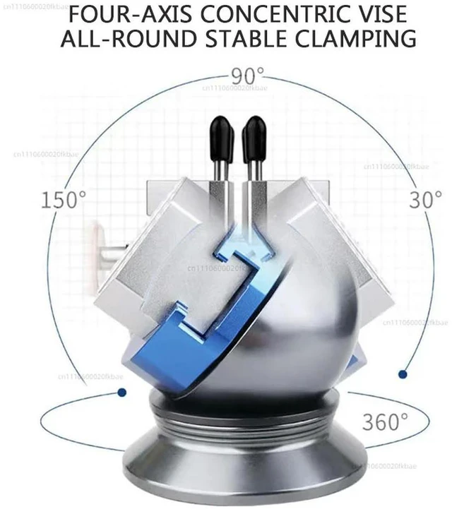 Main image of Universal Spherical 360-Degree Rotating Vise UA-90636 CNC Model Production Coloring Fixture for Precision Engineering