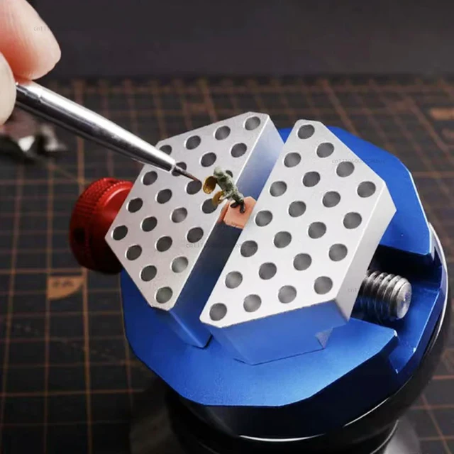Alt view image 2 of 3 - Universal Spherical 360-Degree Rotating Vise UA-90636 CNC Model Production Coloring Fixture for Precision Engineering