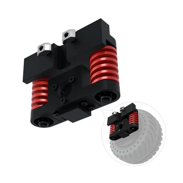 Alt view image 2 of 3 - Waveshare All-l Compact UGV Suspension (A), High-strength Spring, 7.5KG Load Capacity, Suitable for DDSM115 Hub Motor