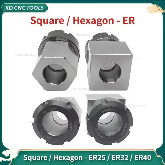 Main image of ER32 Square Hexagonal Polygon Conversion Set Square + Hexagonal Set